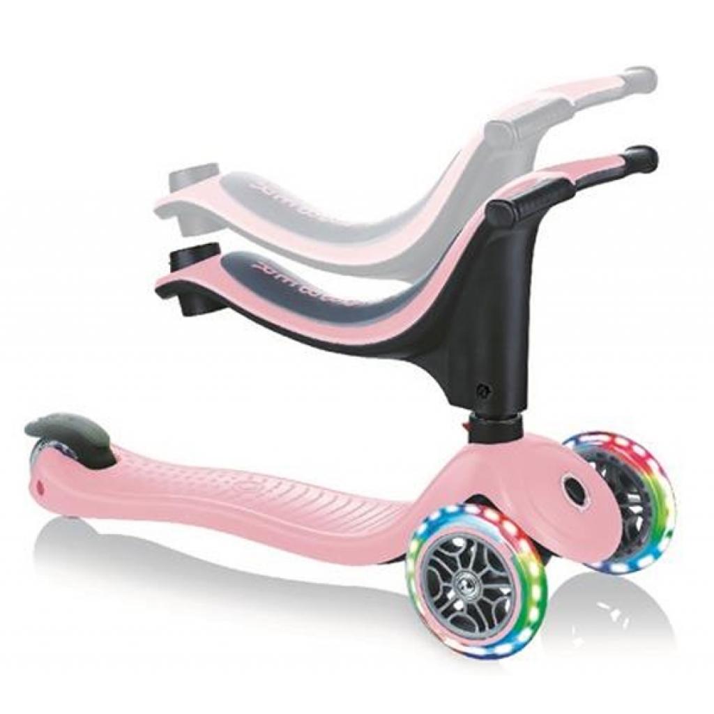 Самокат Globber GO UP SPORTY пастельно-рожевий з підсвічуванням (452-210-3) - зображення 3