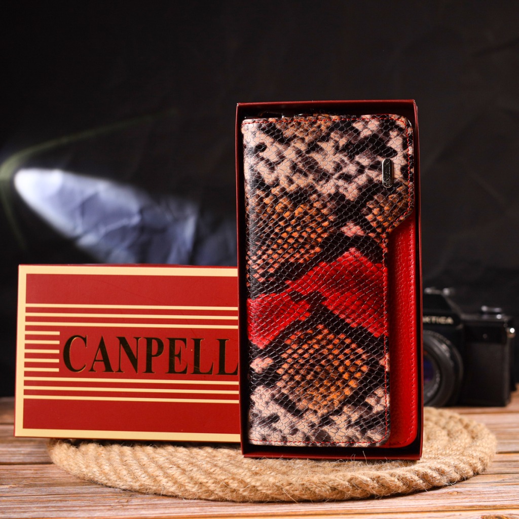 Портмоне Canpellini З натуральної шкіри Різнобарвне (21541) - зображення 11