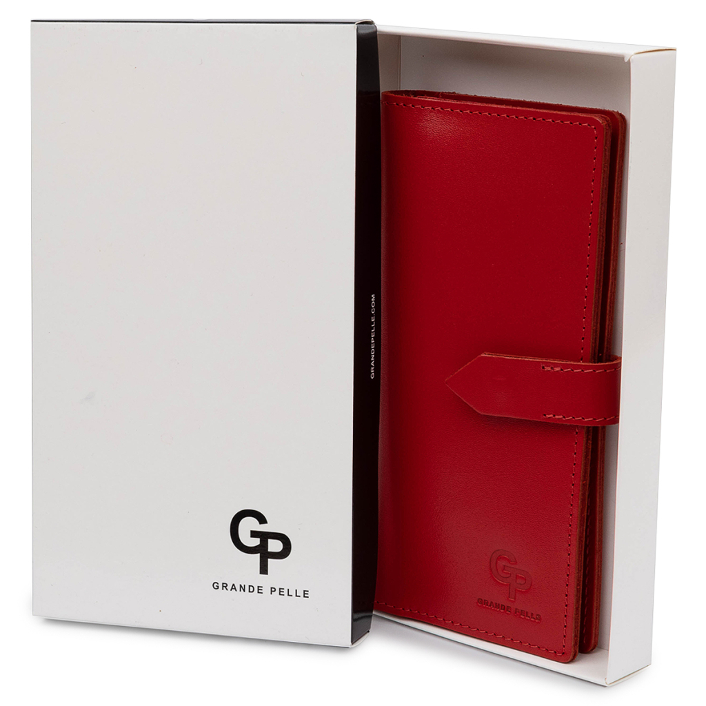 Гаманець Grande Pelle Червоний (11516) - зображення 7