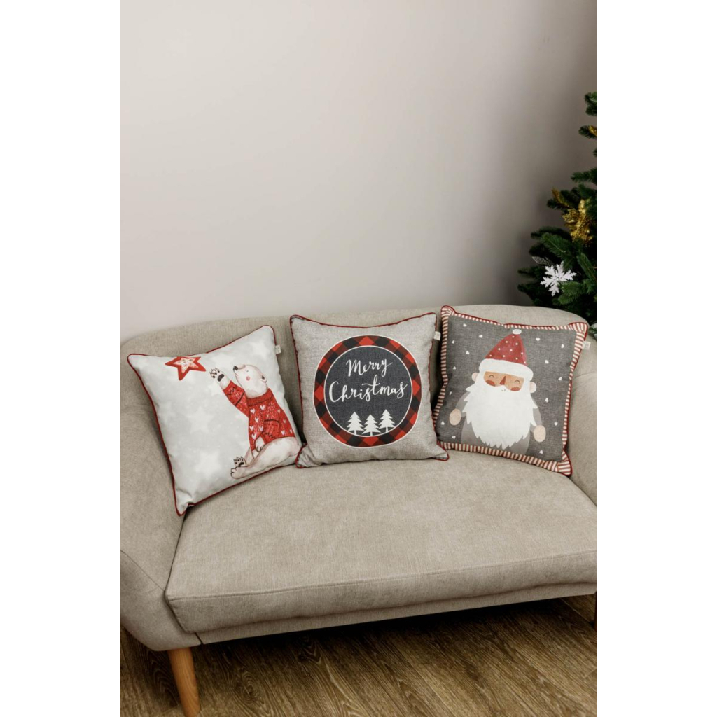 Наволочка Прованс декоративна Білий ведмедик 45х45 (031690) - зображення 2