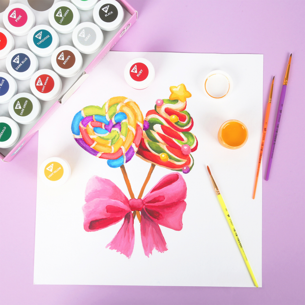 Гуашеві фарби Yes Pusheen 24 кольорів по 20 мл (230404) - изображение 7