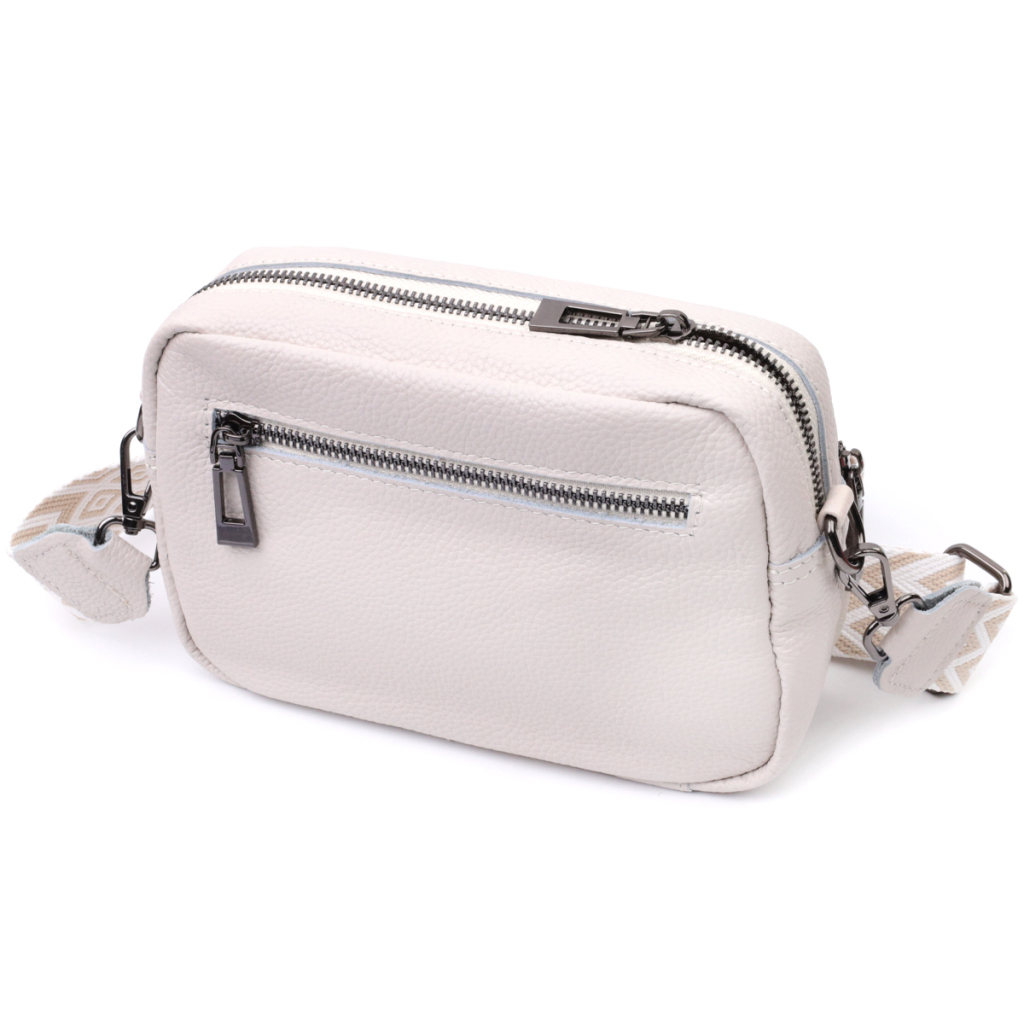 Сумка Vintage З натуральної шкіри Біла (22642) - зображення 2