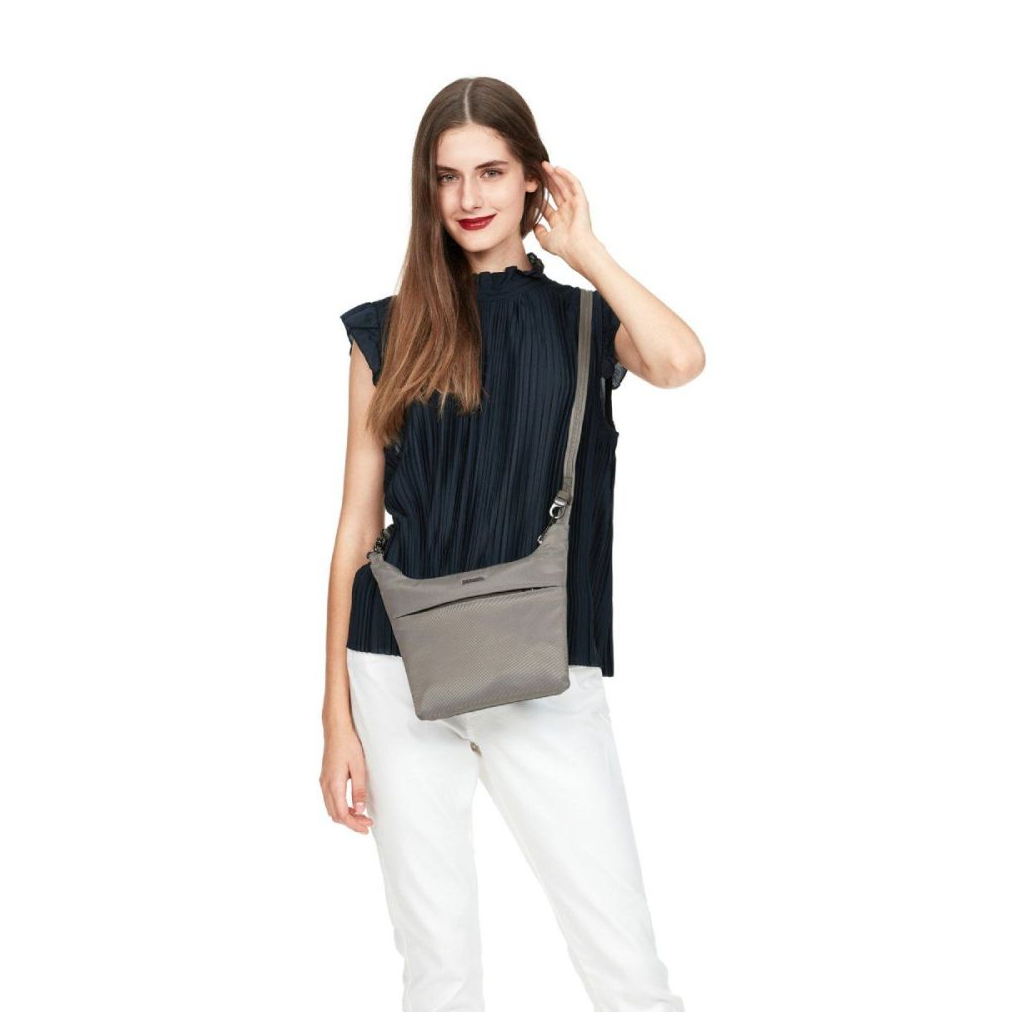 Сумка Pacsafe Cruise on the go Crossbody Сіра (20705224) - зображення 6