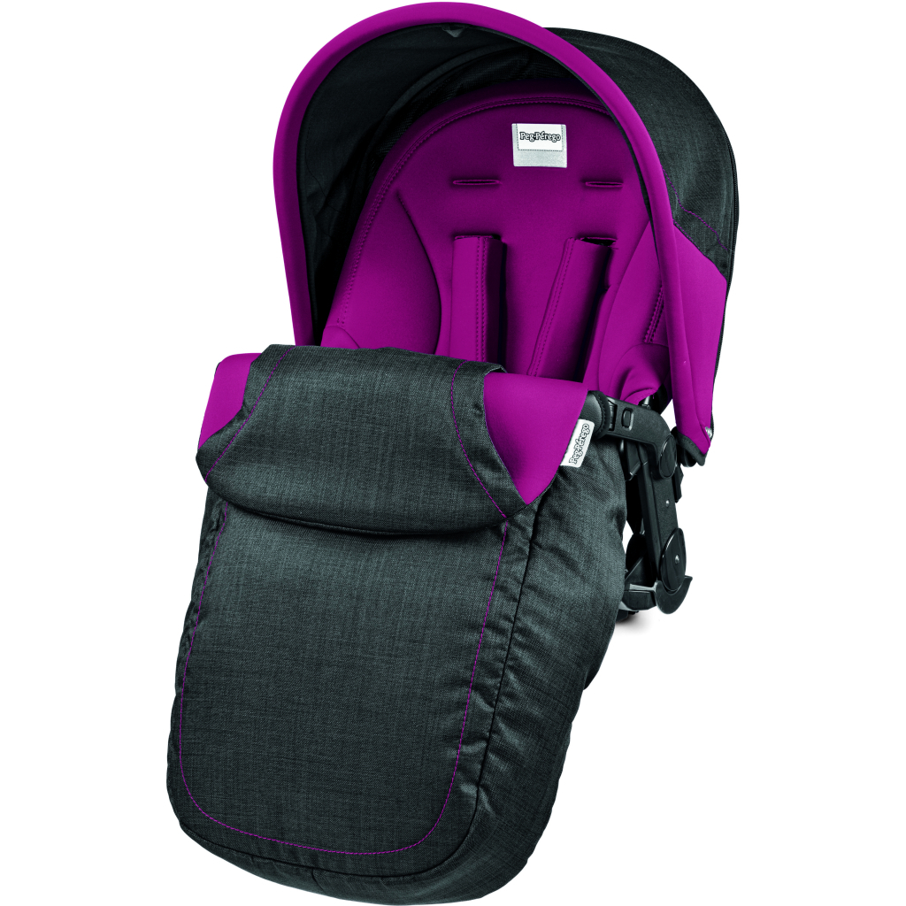 Коляска Peg-Perego Book Plus 51, малинова з чорним (PACK05-00000000002) - зображення 2