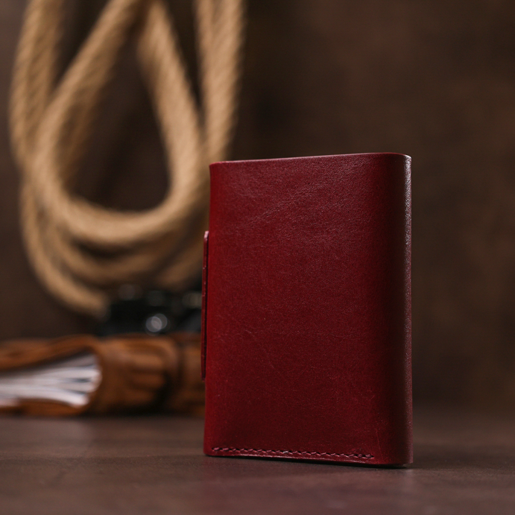 Портмоне Grande Pelle Бордове (11574) - зображення 9