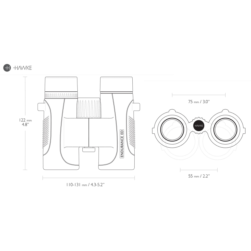 Бінокль Hawke Endurance ED Marine 7x32 Blue (36500) (930229) - зображення 3