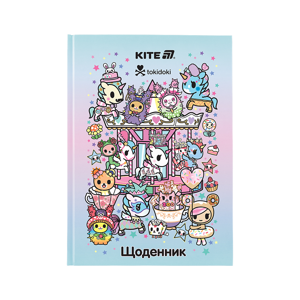 Щоденник шкільний Kite tokidoki, тверда обкладинка (TK25-262) - изображение 1
