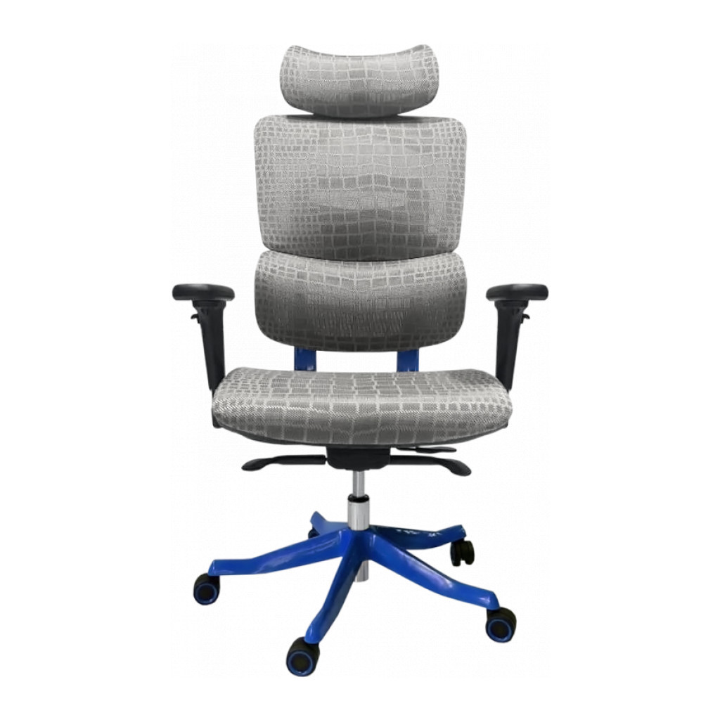 Офісне крісло GT Racer X-626 Gray/Blue - зображення 2