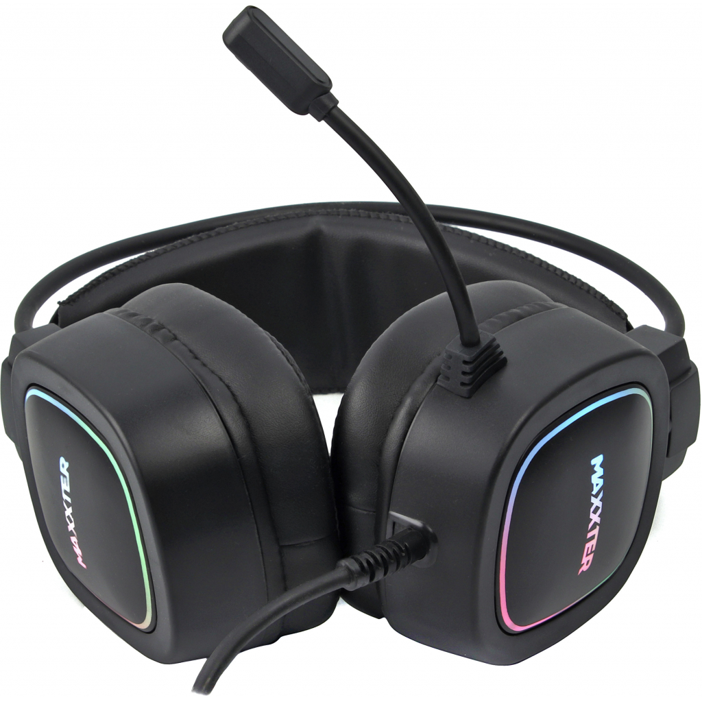 Навушники Maxxter Ghost Helmet Black - зображення 3