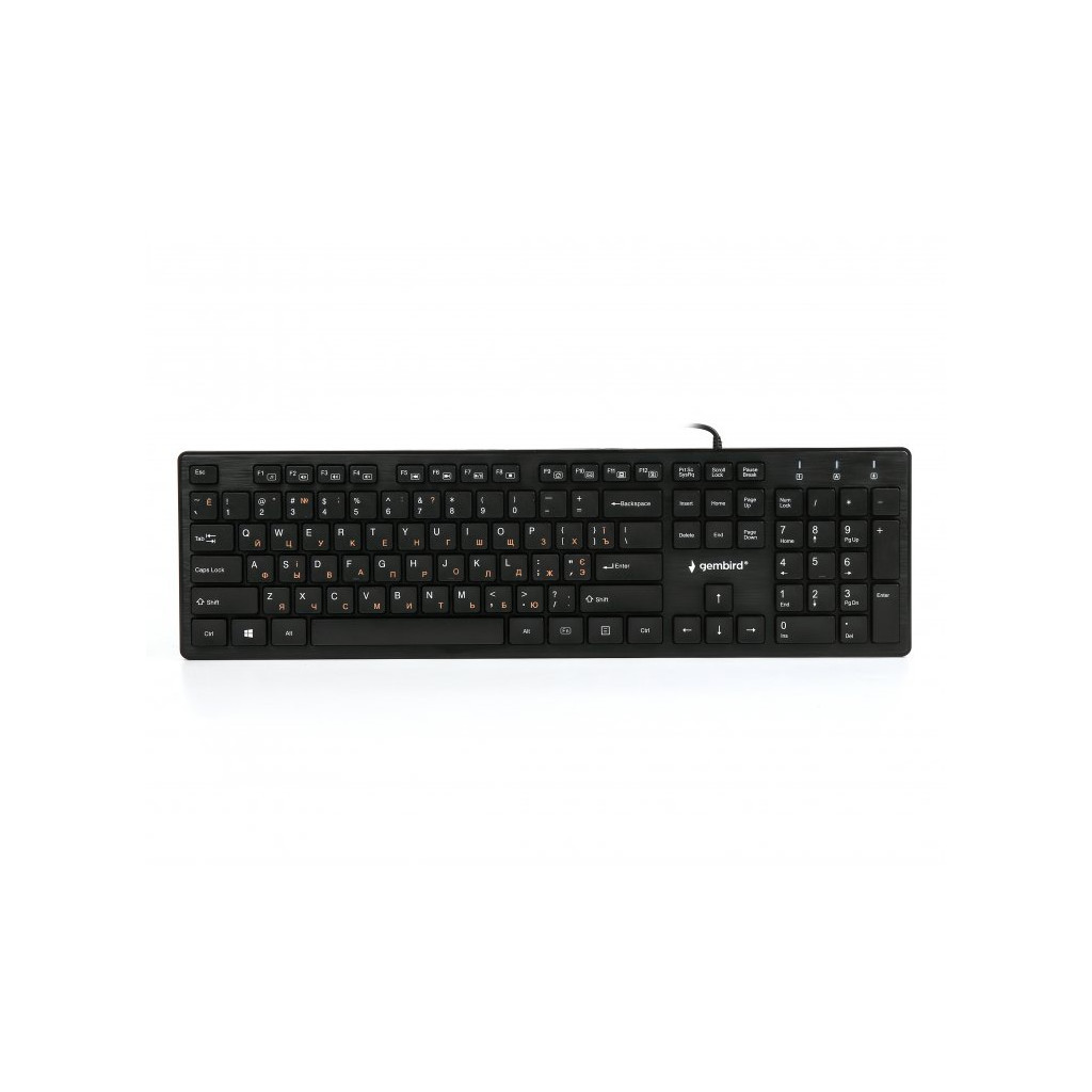 Клавіатура Gembird KB-MCH-03-UA USB Black (KB-MCH-03-UA) - зображення 1