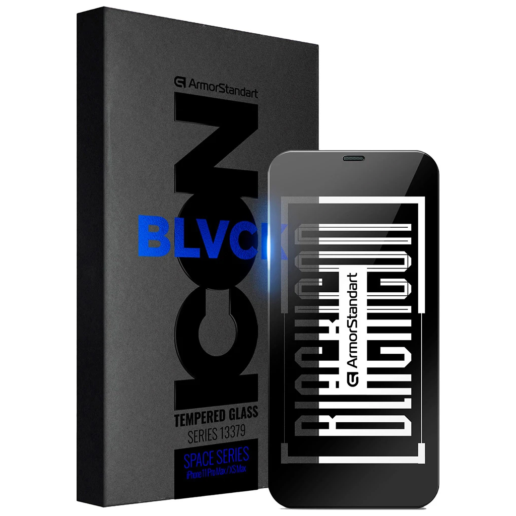 Скло захисне Armorstandart Space Black Icon для Apple iPhone 13 / 13 Pro (ARM60013) - зображення 1