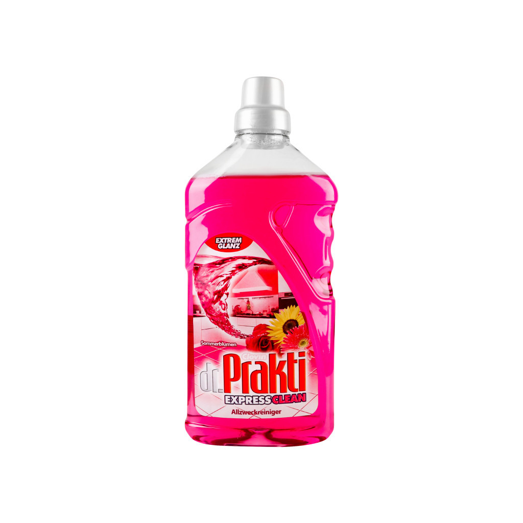 Засіб для миття підлоги Dr. Prakti Літні квіти 1 л (4823051467624) - зображення 1