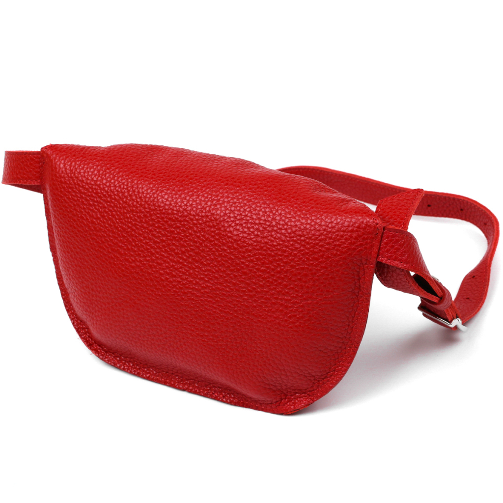 Сумка Shvigel Шкіряна на пояс Червона (16372) - зображення 2