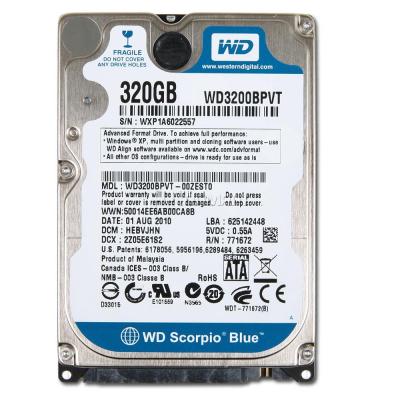 Жорсткий диск для ноутбука WD 2.5" 320GB (#WD3200BPVT#) - зображення 1