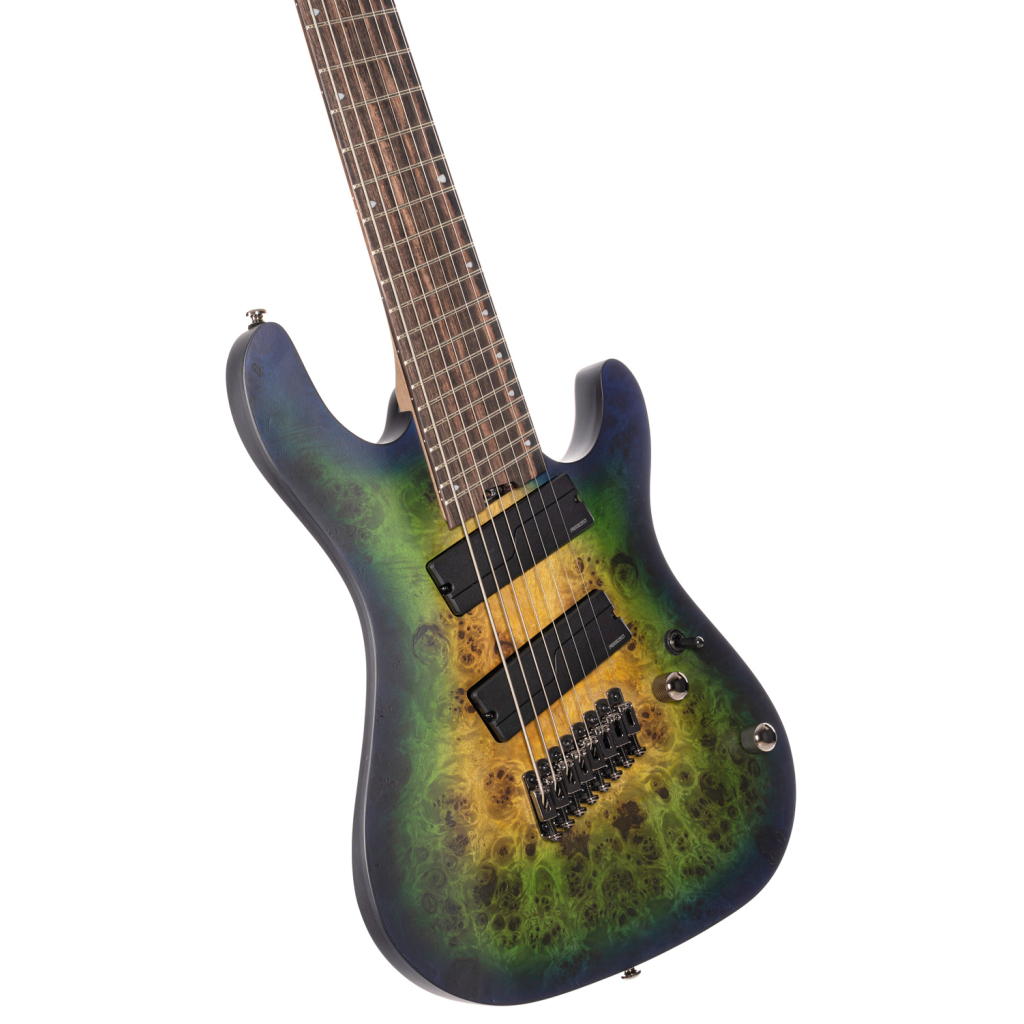 Електрогітара Cort KX508 Multi Scale II (Mariana Blue Burst) - зображення 2