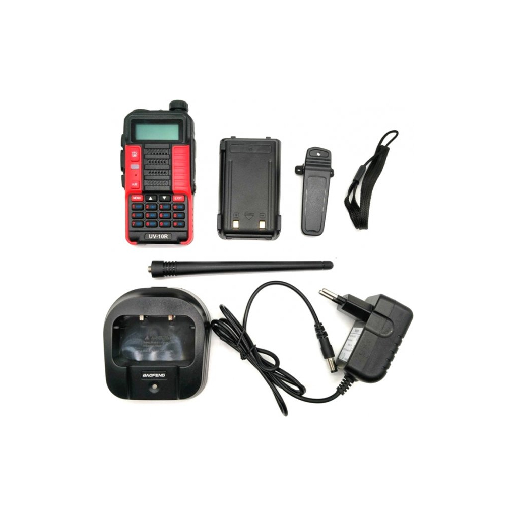 Портативна рація Baofeng UV-10R Red - зображення 2