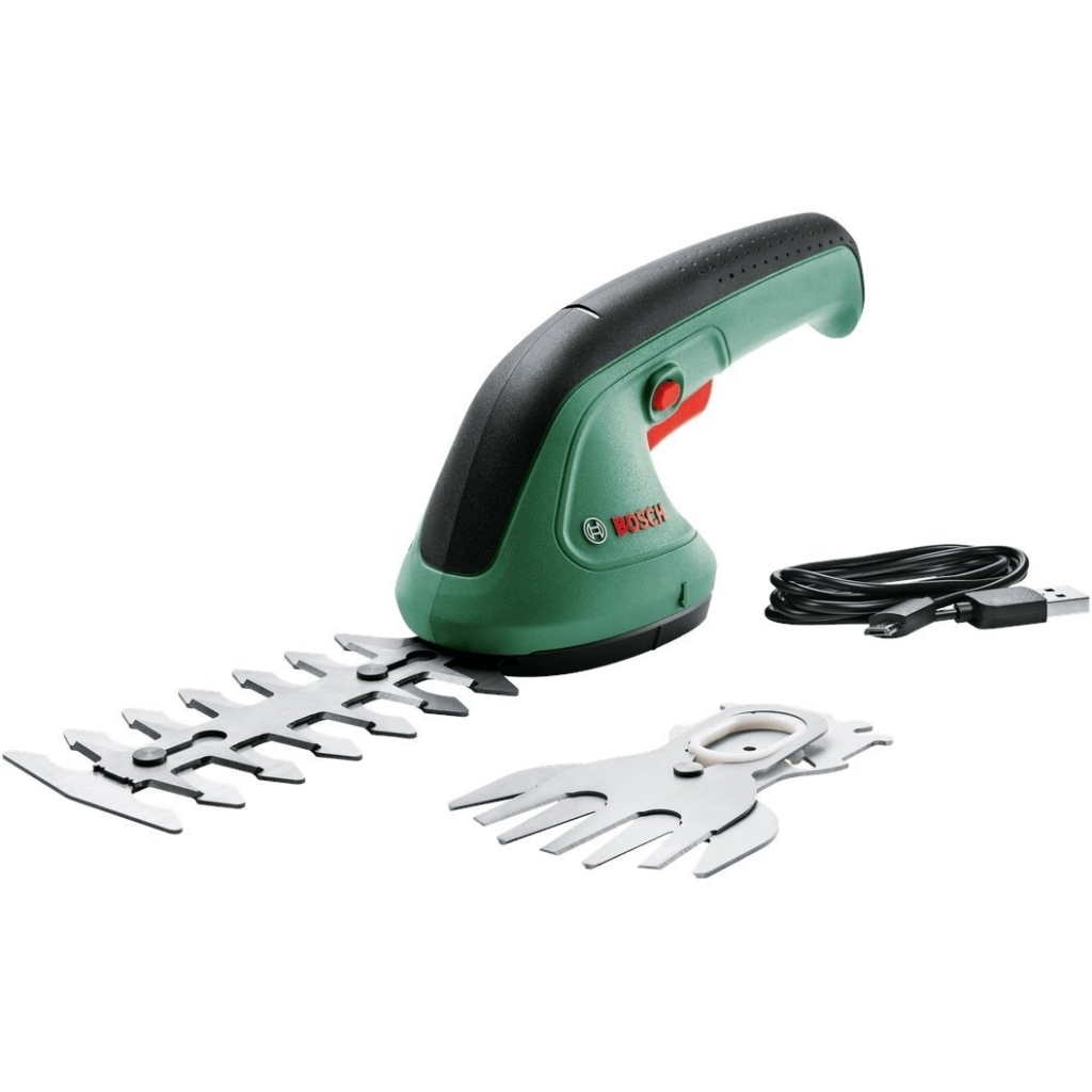 Кущоріз Bosch Bosch EasyShear, 3.6В, 1х1.5Аг, лезо 12см, крок різу 8мм (0.600.833.303) - зображення 1