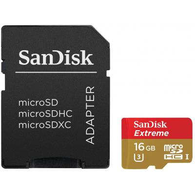 Карта пам'яті SanDisk 16GB microSDHC Class 10 UHS-I U3 (SDSQXNE-016G-GN6MA) - зображення 3
