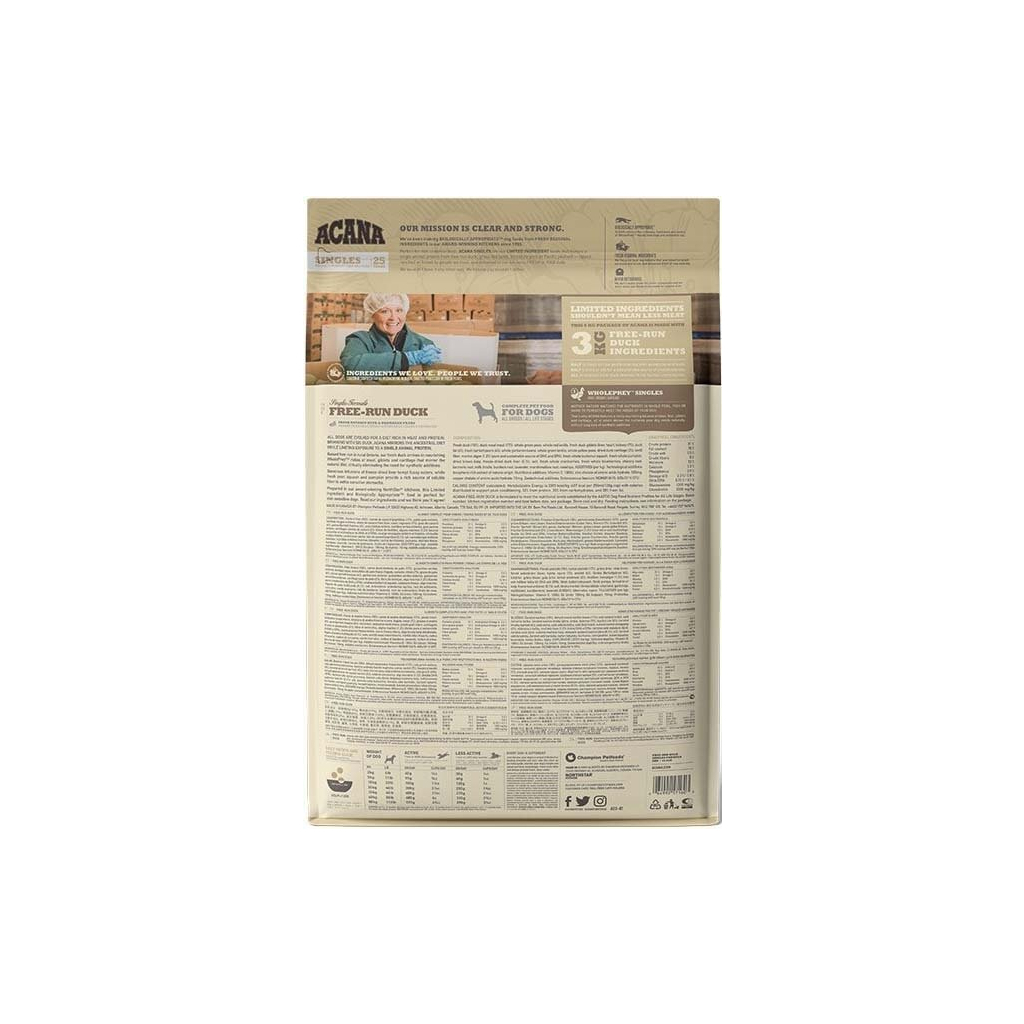Сухий корм для собак ACANA Free-Run Duck 6 кг (0064992571603) - зображення 3