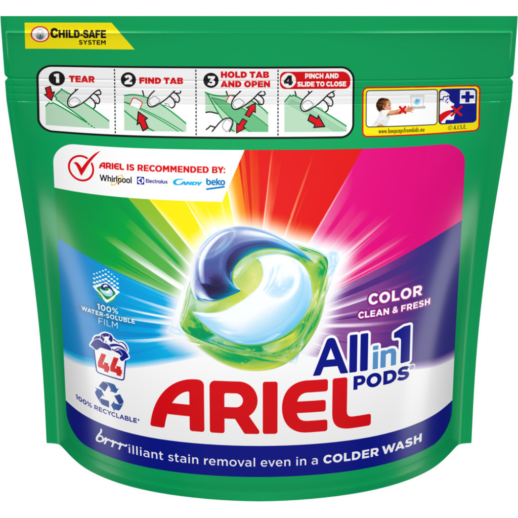 Капсули для прання Ariel Pods Все-в-1 Color 44 шт. (8001090337054) - зображення 2