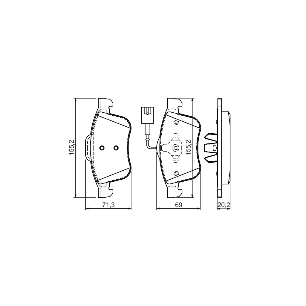 Гальмівні колодки Bosch 0 986 494 465 - зображення 7