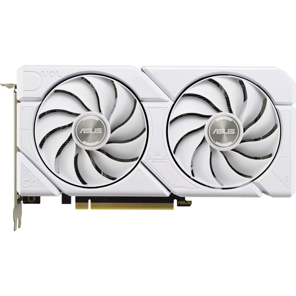 Відеокарта ASUS GeForce RTX4060 8Gb DUAL OC WHITE EVO (DUAL-RTX4060-O8G-EVO-WHITE) - зображення 1
