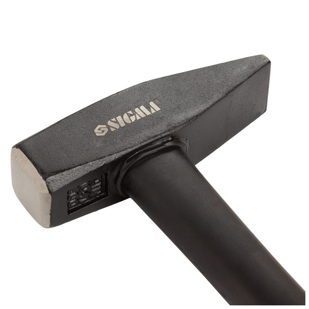 Молоток Sigma 800г слюсарний фібергласова ручка (4316081) - изображение 2