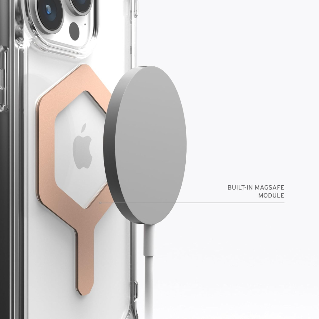 Чохол до мобільного телефона UAG iPhone 15 Pro Max Plyo Magsafe Ice/Rose Gold (114305114348) - зображення 6