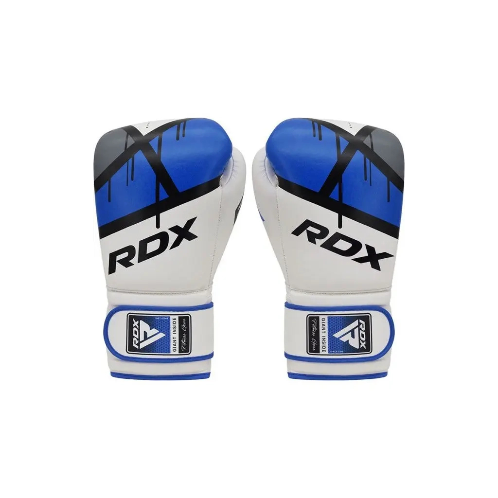 Боксерські рукавички RDX F7 Ego Blue 12 унцій (BGR-F7U-12oz) - зображення 2