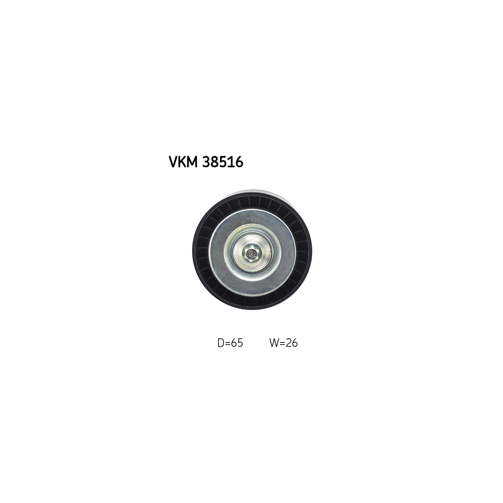 Ролик натягувача ременя SKF VKM 38516 - зображення 2