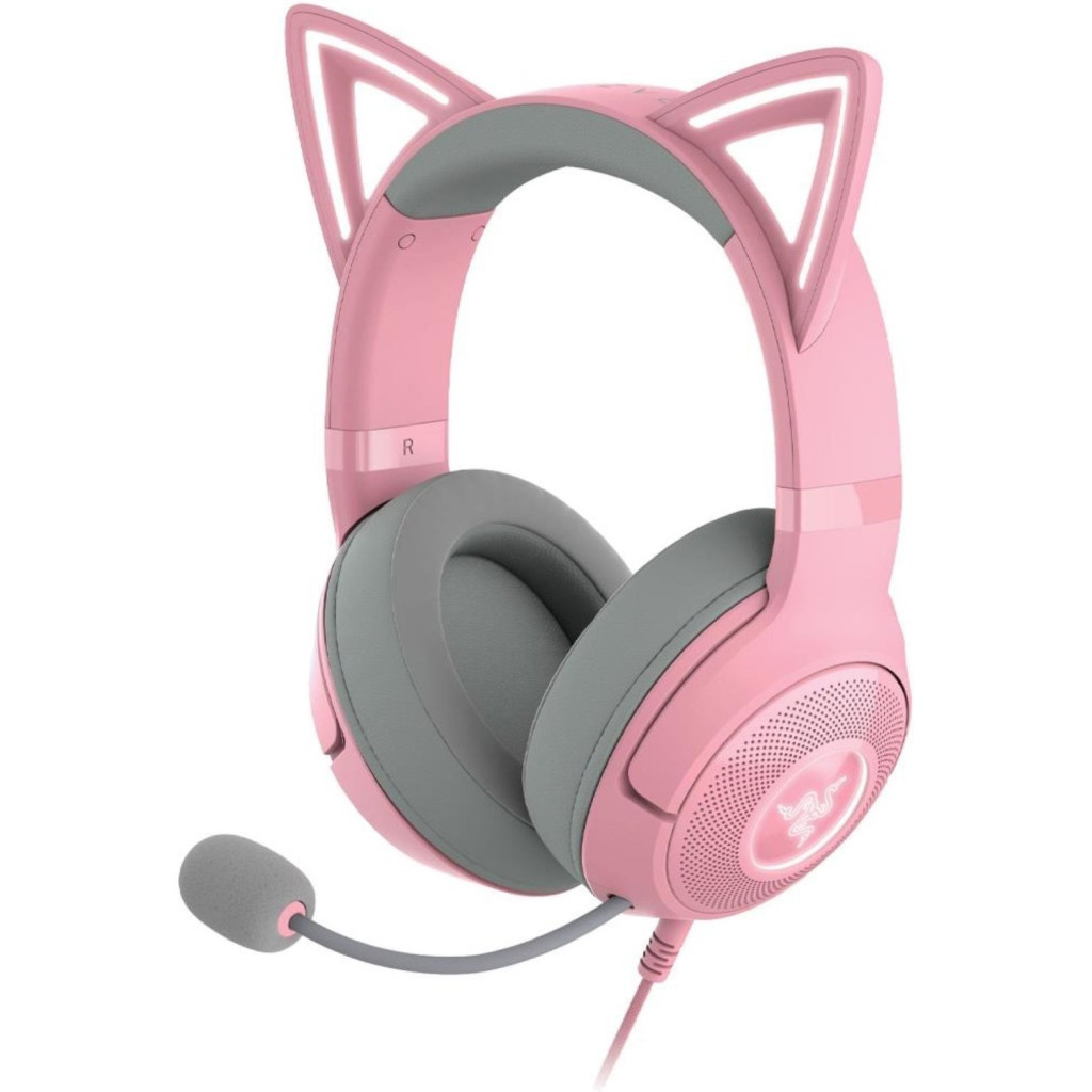 Навушники Razer Kraken Kitty V2 Quartz (RZ04-04730200-R3M1) - изображение 3