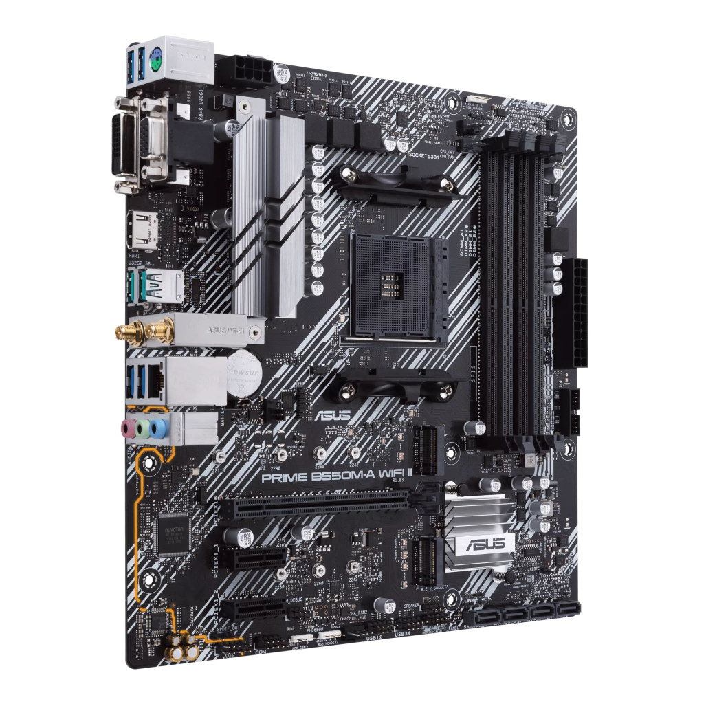 Материнська плата ASUS PRIME B550M-A WIFI II - зображення 3