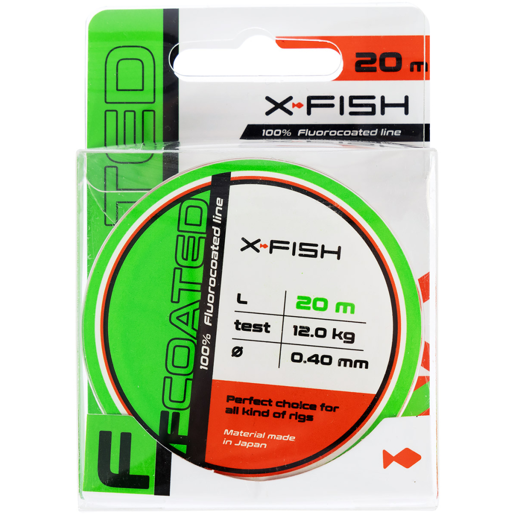 Флюорокарбон X-Fish FCoated 20m 0.40mm 12.0kg (1917.01.51) - зображення 2