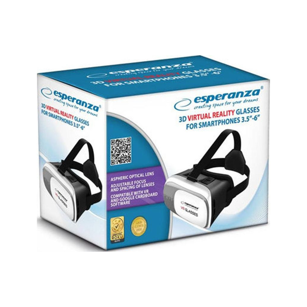 Окуляри віртуальної реальності Esperanza 3D VR Glasses (EMV300) - зображення 7