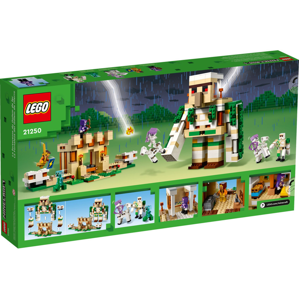 Конструктор LEGO Minecraft Фортеця «Залізний голем» 868 деталей (21250) - зображення 11