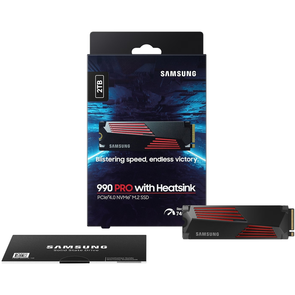 Накопичувач SSD M.2 2280 2TB 990 PRO with Heatsink Samsung (MZ-V9P2T0CW) - изображение 10