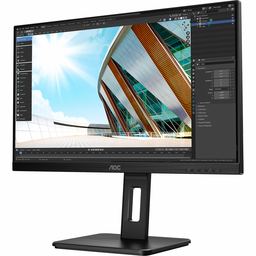 Монітор AOC 24P2Q - изображение 3