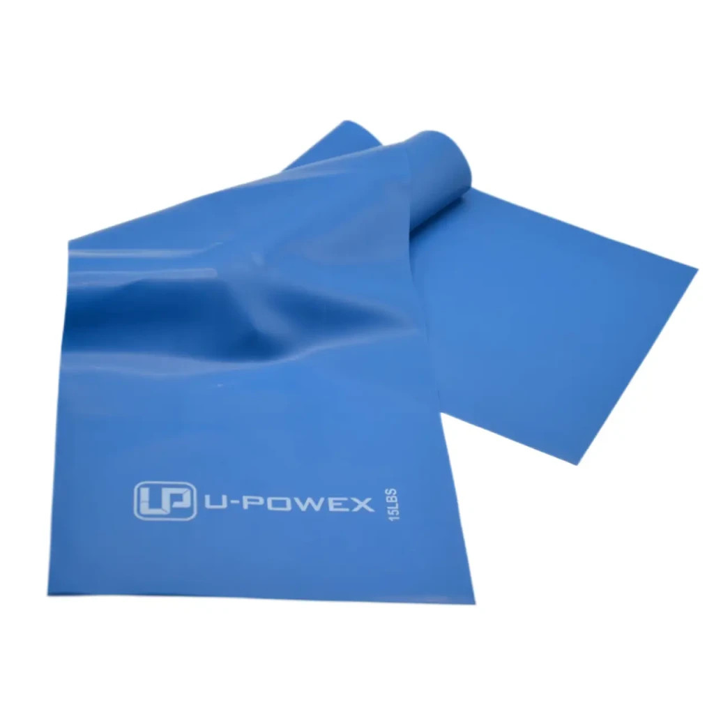Еспандер U-Powex для фітнесу та реабілітації Fitness band 0.4мм 6.8 кг Blue (UP_1007_Blue) - изображение 4