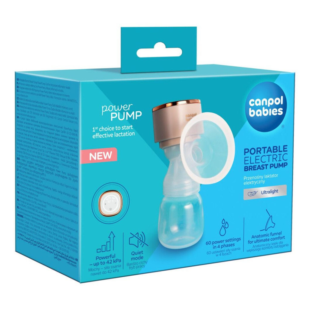 Молоковідсмоктувач Canpol babies портативний електричний PowerPump (20/107) - зображення 5