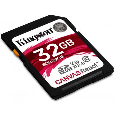 Карта пам'яті Kingston 32GB SDHC class 10 UHS-1 U3 (SDR/32GB) - зображення 2