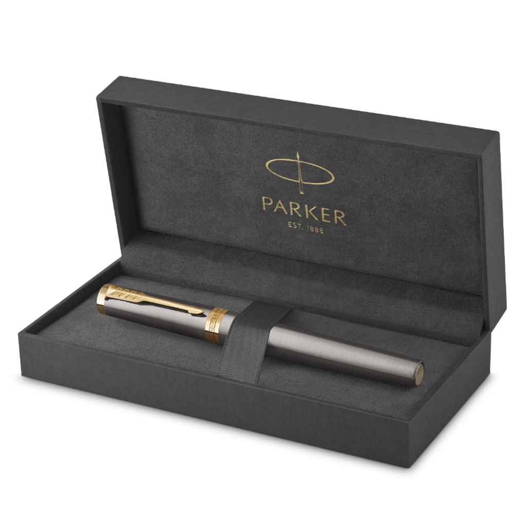 Ручка пір'яна Parker INGENUITY Grey Lacquer GT  FP F (60 411) - зображення 5
