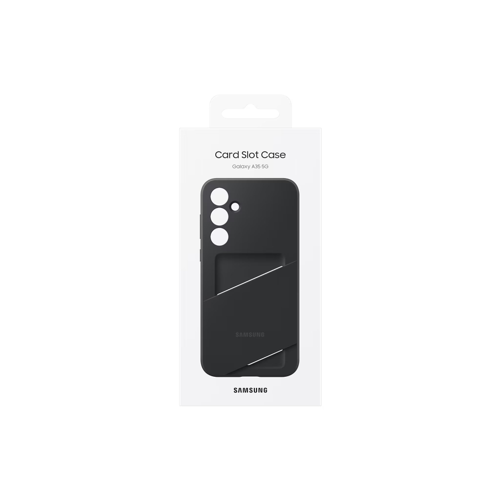 Чохол до мобільного телефона Samsung Galaxy A35 (A356) Card Slot Case Black (EF-OA356TBEGWW) - зображення 7