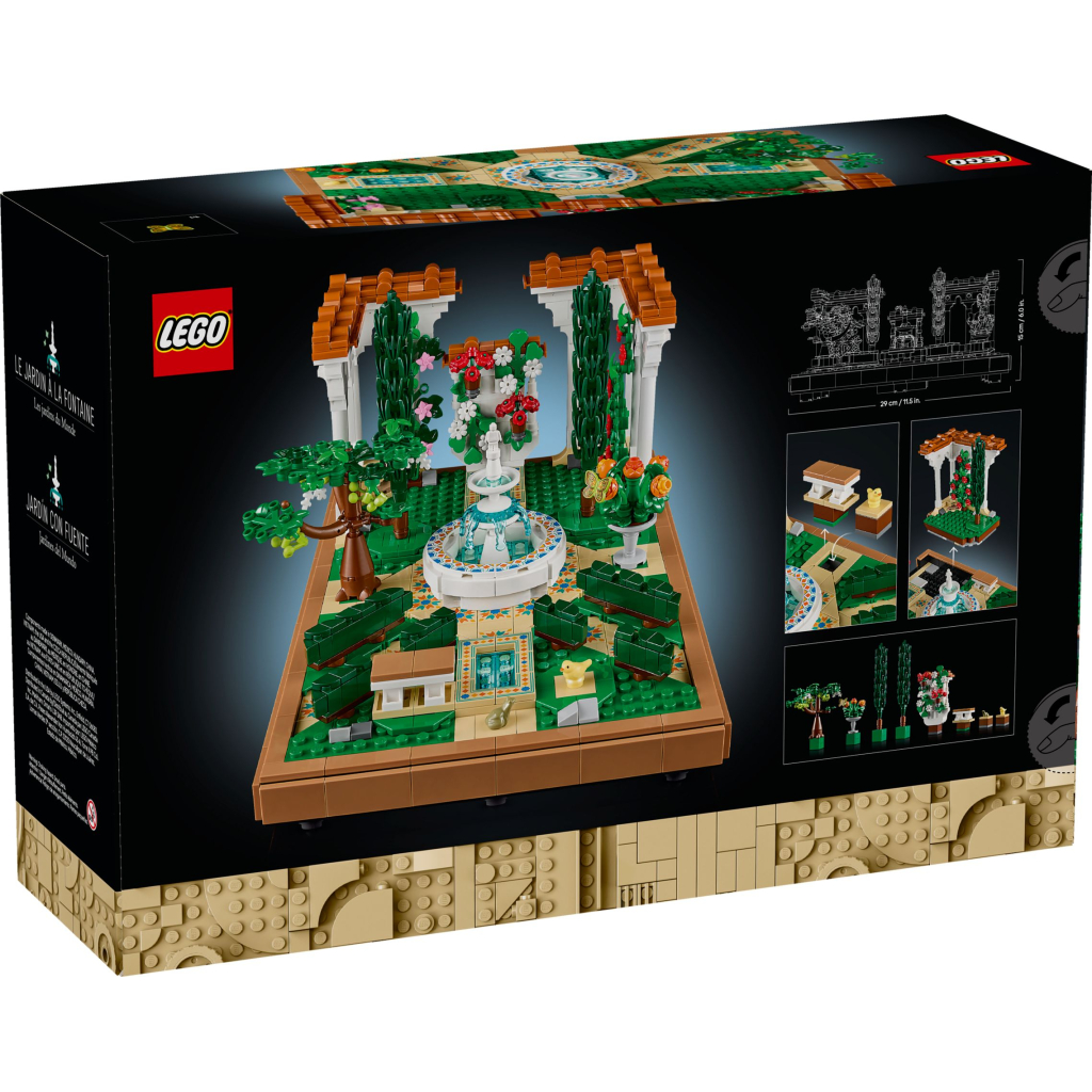 Конструктор LEGO Icons Сад фонтанів (10359) - зображення 7