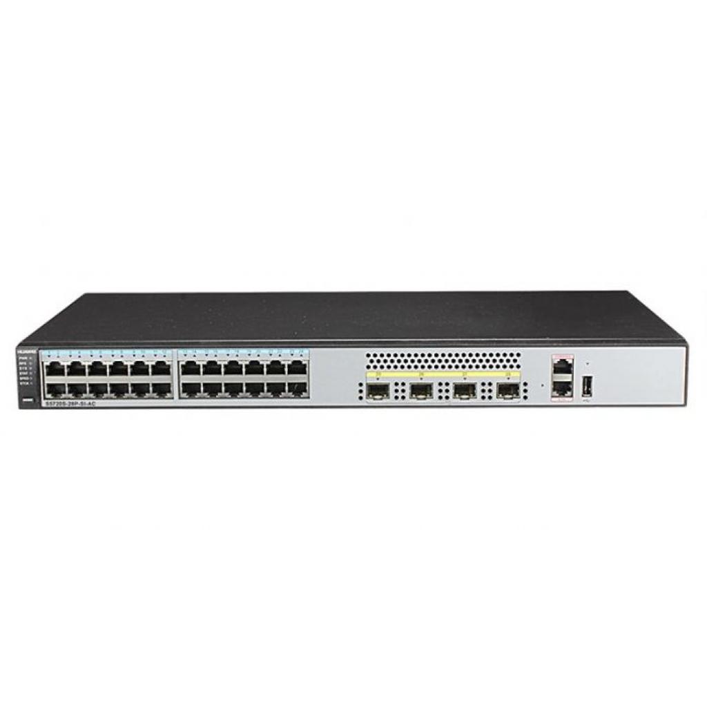 Комутатор мережевий Huawei S5720S-28P-SI-AC - зображення 1