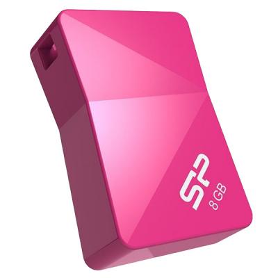 USB флеш накопичувач Silicon Power 8Gb Touch T08 Peach USB 2.0 (SP008GBUF2T08V1H) - зображення 2