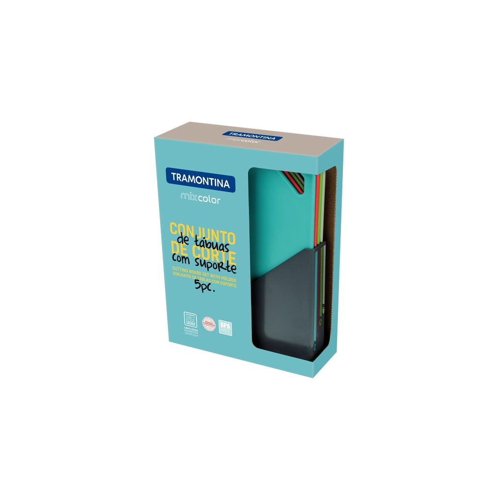 Дошка для нарізання Tramontina Mixcolor Set 5 предм (25099/940) - зображення 3