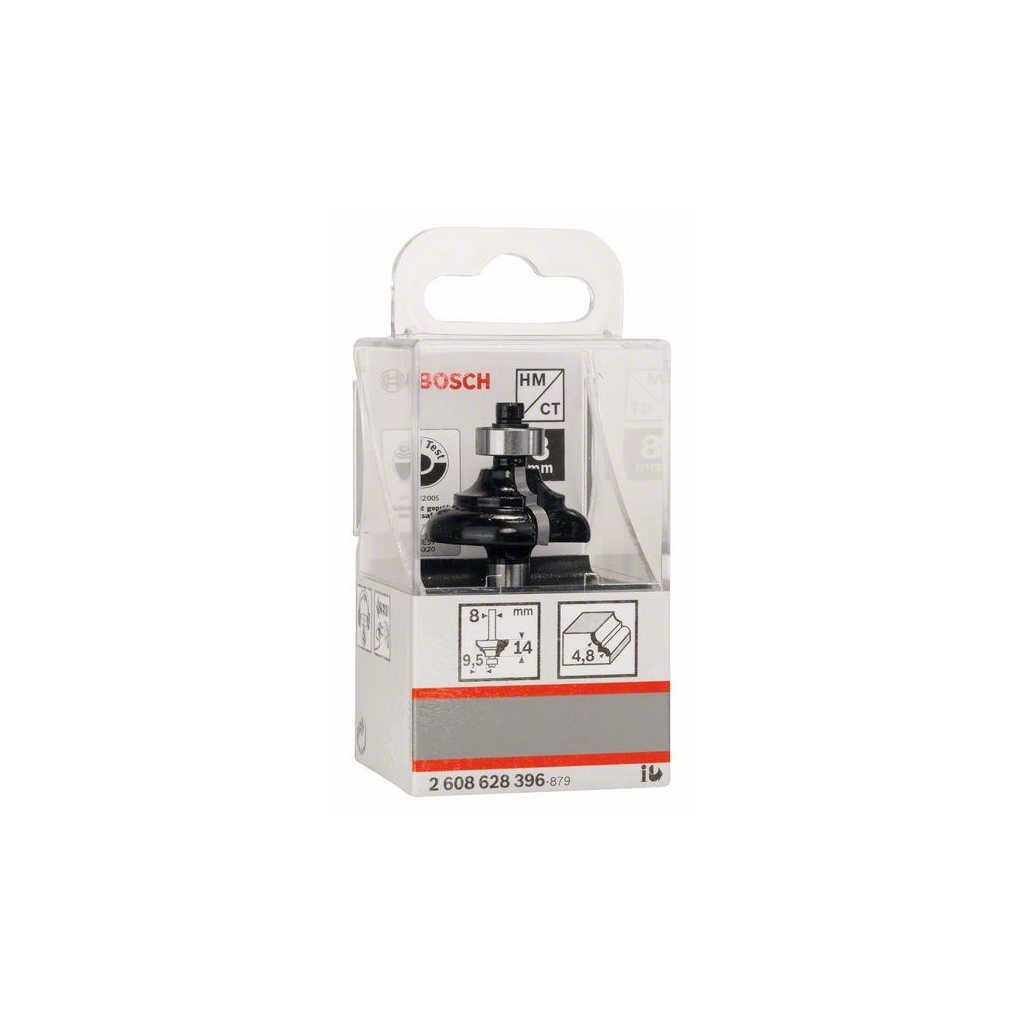 Фреза Bosch Professional профільна C, Std, S8, R4.8 B9.5, L14 (2.608.628.396) - зображення 5
