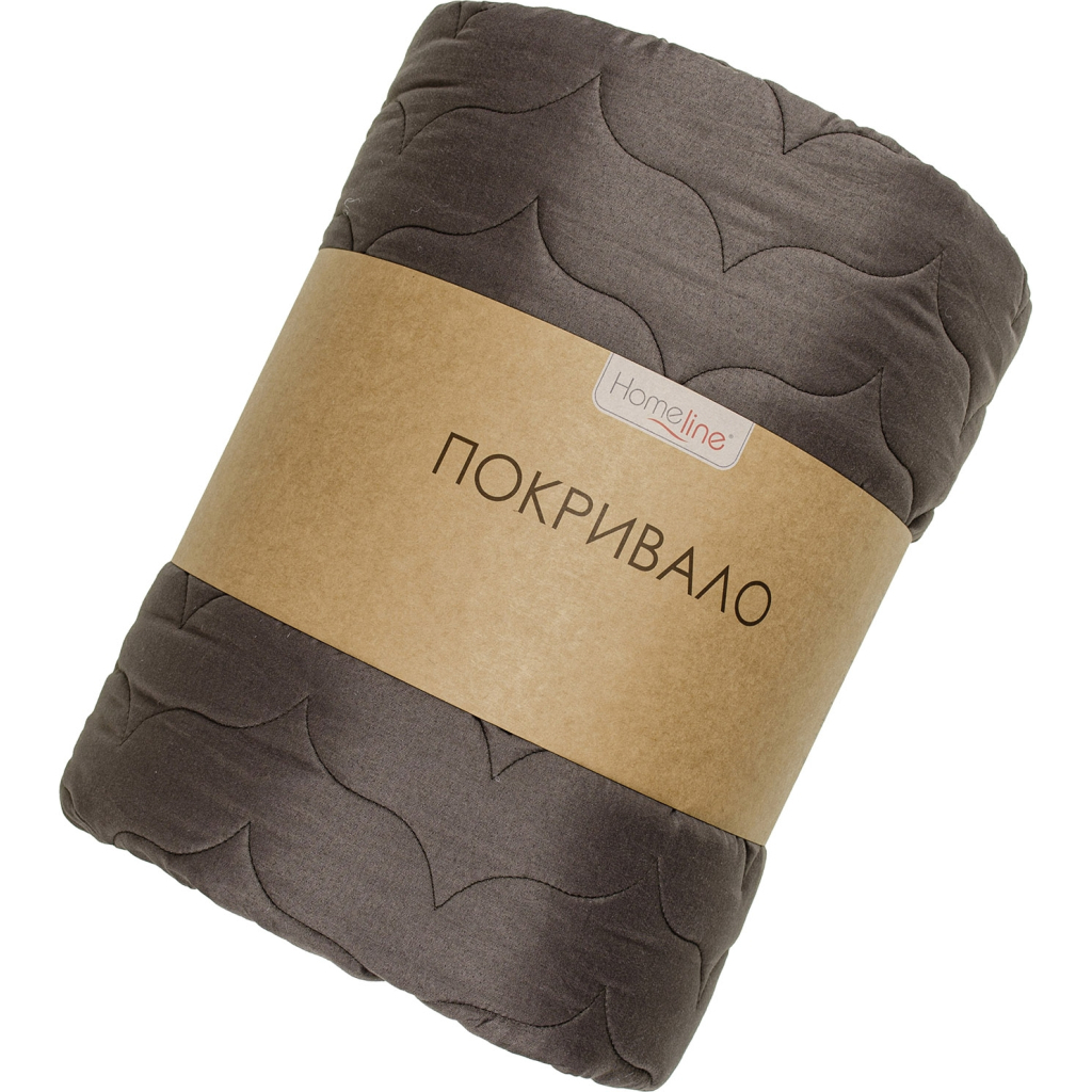 Покривало Home Line стьобане (шоколадний) 210х240 (178207) - зображення 1