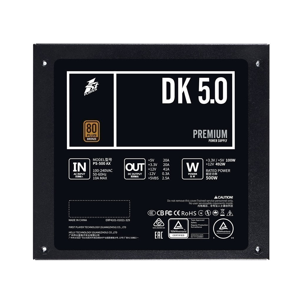 Блок живлення 1stPlayer 600W (PS-600AX) - зображення 7