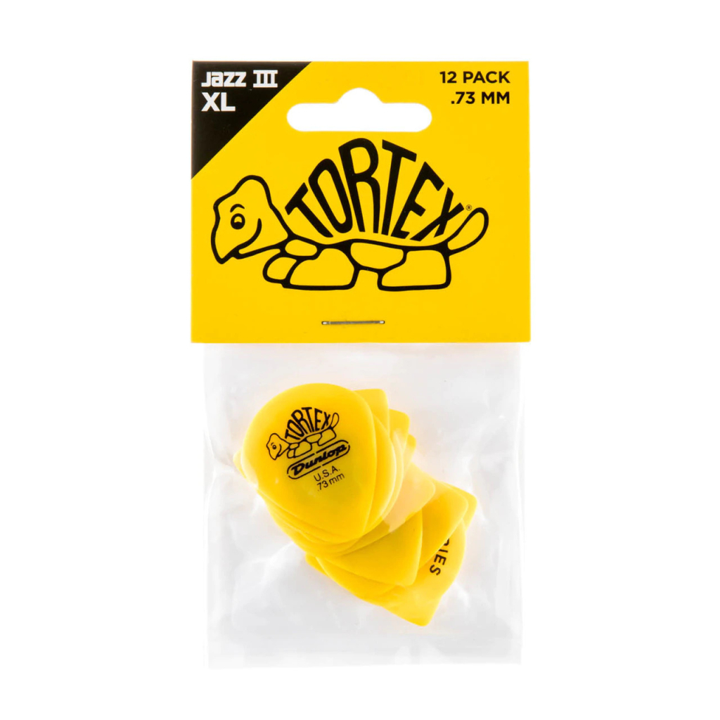 Медіатор Jim Dunlop Tortex Jazz III XL Pick .73mm 12 шт. (498P.73) - изображение 3